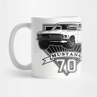 70 Mustang Fastback Mug